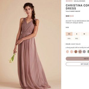 Birdy Grey Christina CONVERTIBLE DRESS CURVE Sandy Mauve